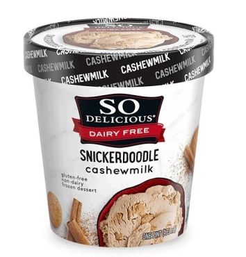 So Delicious Cashew Milk Snickerdoodle Non-Dairy Frozen Dessert, 473ml